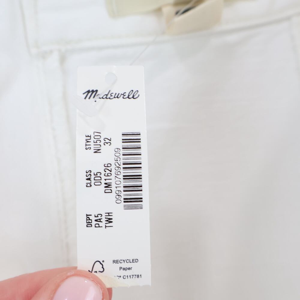 Madewell White Midi A-Line Skirt - Picture 5 of 9